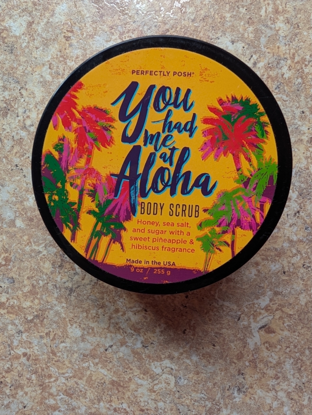 Perfectly Posh You Had Me At Aloha Body Scrub - Yellow, Pink, Green